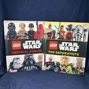 2 LEGO Star Wars Hardcover Books - The Separatists and Imperial Forces